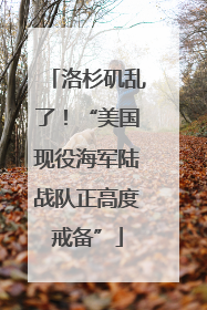 洛杉矶乱了！“美国现役海军陆战队正高度戒备”